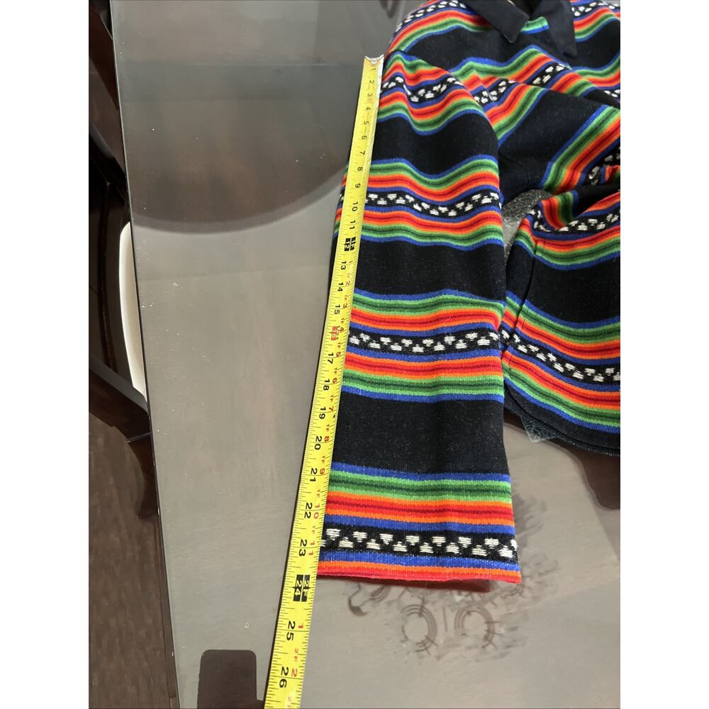 VTG Striped Southwestern Pendleton Knockabout Wool Coat Jacket Large EUC - Picture 16 of 16